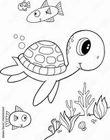 Turtle Fotobehang Tekening sketch template