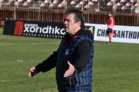 Η δήλωση του προπονητή μας Σούλη Παπαδόπουλου για το ματς με τον