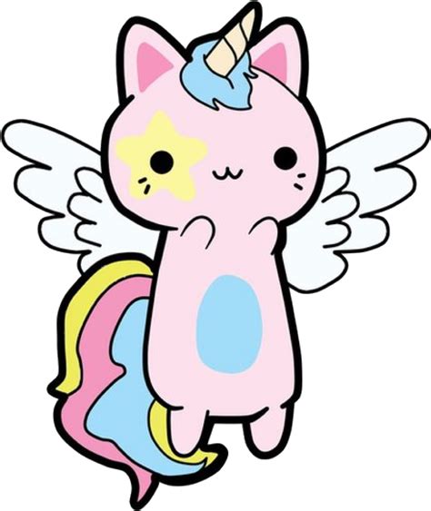 kawaii kitty cat caticorn unicorn  vote   clipart full
