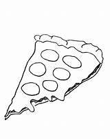 Pizza Coloring Pages Cheese Hut Printable Sheet Drawing Color Print Clipart Popular Library Cartoon Insertion Codes Coloringhome Books Delivered sketch template