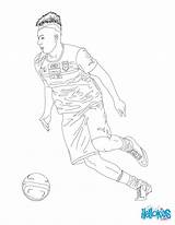 Neymar Shaarawy Coloriage Pogba Stephan Hellokids Ausmalbilder Ausmalen Fussball Luxe Joueur Drucken Colorier sketch template