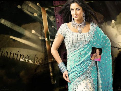 Glamorous Girls Hot Katrina Kaif Cute And Sexy Saree Images