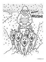 Iditarod Worksheets Race Dog Activities Sled Edhelper Lesson Plans Printables Husky Kids Alaska Glyph Dogs Choose Board sketch template