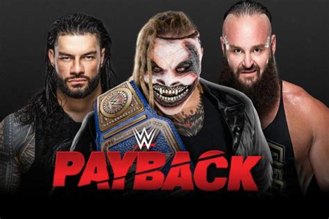 wwe payback 2020 full show schedule kick off time