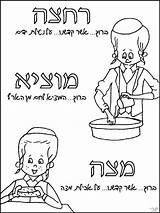 Pesach Haggadah sketch template