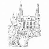 Coloring Hogwarts Potter Harry Pages Lego Hall Great Castle Filminspector Thing Boat Put Students Fun Do sketch template