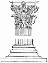 Columns Greek Coloring Pages sketch template