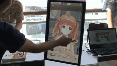 art anime japan manga artist tech 3d technology 2d interactive software touchscreen anime