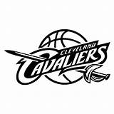 Cavaliers Cleveland Nba Vinyl Car Decal Decals Logo Cavs Coloring Pages Die Cut Silhouette Choose Board Vehicle Windows sketch template