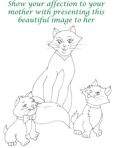 mothers day printable coloring page  kids