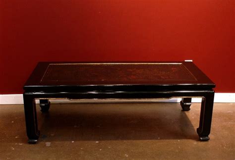 french chinoiserie black lacquer coffee table  sale  stdibs