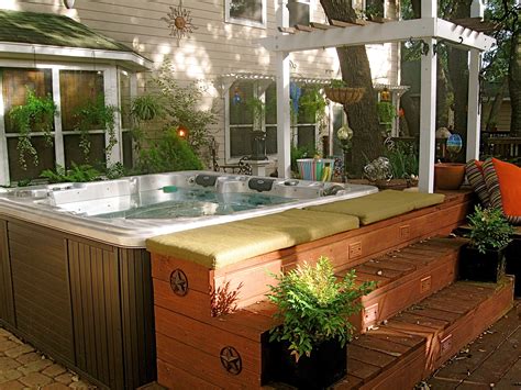 Backyard Retreat 4— Hot Tub And Deck