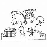 Sinterklaas Paard Verzorgd Kleurplaten Sint sketch template
