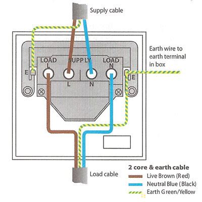 wiring diagram   double pole switch