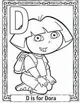 Pages Coloring Printable Dora Abc Easter Getcolorings Getdrawings Alphabet Colorings sketch template