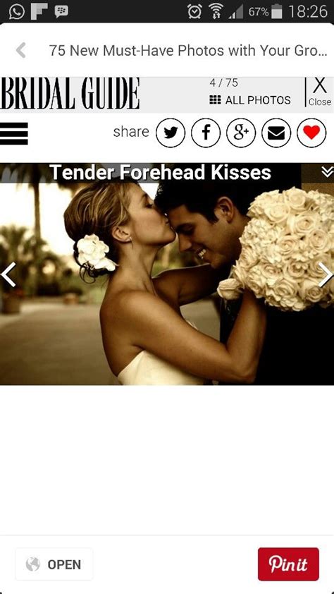 Forehead Kiss Forehead Kisses Wedding Album Photo