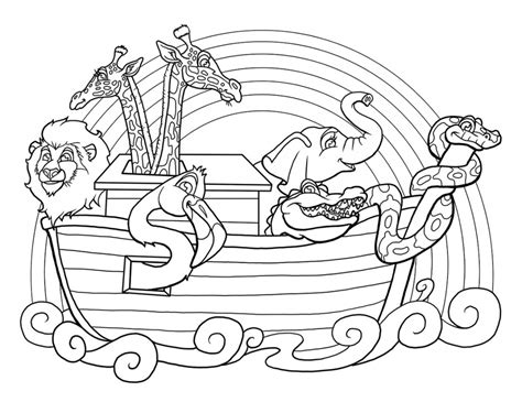 noahs ark coloring pages  getcoloringscom  printable
