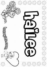 Hailee Coloring Pages Color Online Hellokids Print Names sketch template