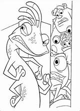 Monsters Randall Coloring Boggs Looking Inc Pages Monster Color Supercoloring Colorear Para Dibujos sketch template