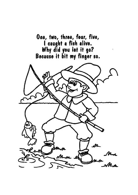 printable nursery rhymes coloring pages coloring pages
