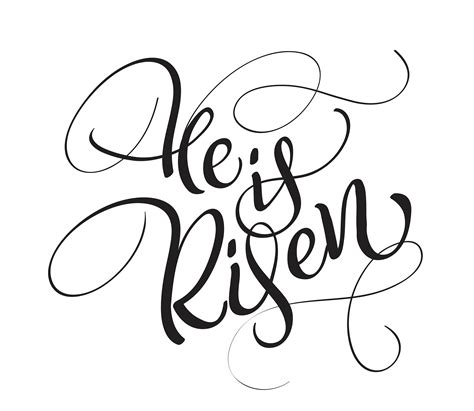 risen text isolated  white background calligraphy