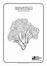 Coloring Broccoli Pages Cool Vegetables Print Getdrawings Printable Color Getcolorings sketch template