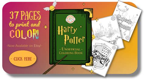 unofficial harry potter spells coloring pages kids activities blog