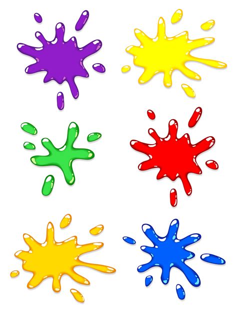 color splash paint clipart