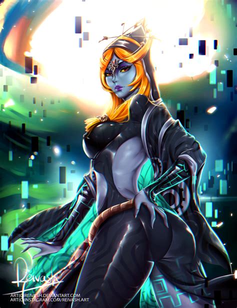 midna twilight princess by reivash on deviantart