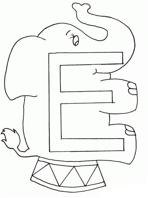preschool learning letter  coloring page  place  color