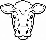 Cow Head Coloring Face Pages Printable Mask Color Print Cows Faces Animal Templates Netart Pattern Baby Colorings Craft Choose Board sketch template