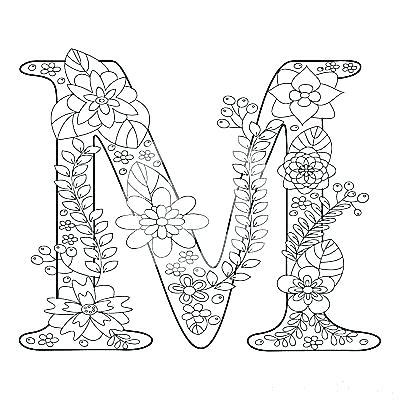 monogram coloring pages coloring pages