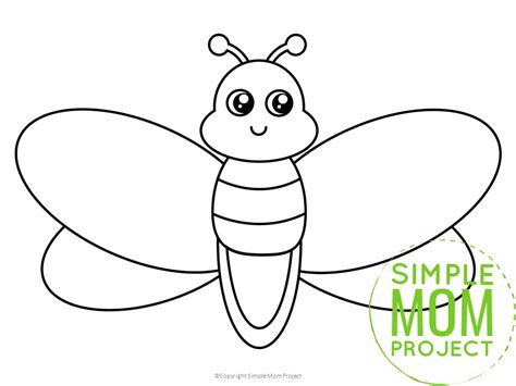 printable insect  bug templates simple mom project