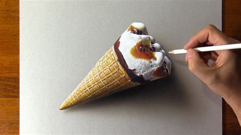 drawing ice cream  realistic   melt youtube