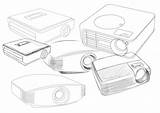 Projector Sketch Sketches Coroflot Renderings Hand Paintingvalley Shedlock James Adobe Photoshop Pencil Concept sketch template