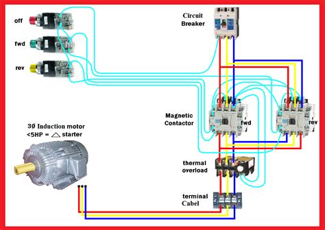motor reversing circuit diagram