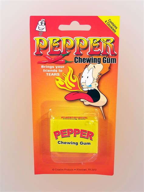 Pepper Chewing Gum Red Hot Pepper Chewing Gum Is A