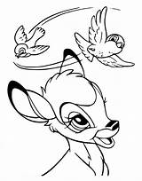 Bambi Disneyclips Admiring Flying Mariposas sketch template