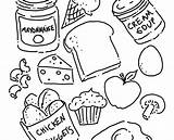 Coloring Pages Food Beef Sheets Meat Chicken Canned Getcolorings Printable Foods Getdrawings Color sketch template