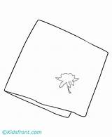 Coloring Handkerchief Pages Coat Template Hankey sketch template
