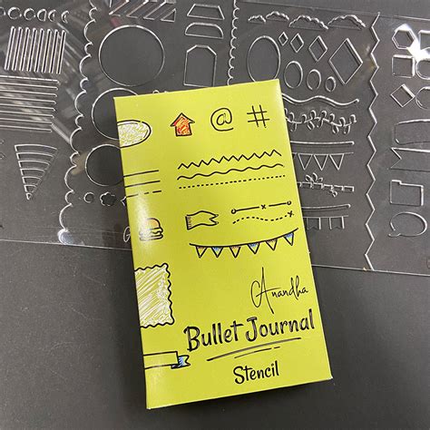 jain bullet journal stencils anandha stationery stores