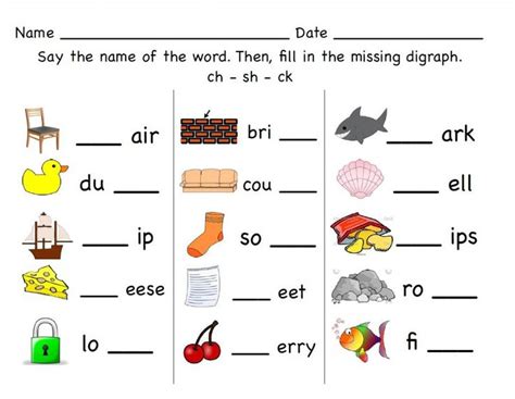 digraphs activity interactive worksheet digraphs activities kindergarten phonics worksheets