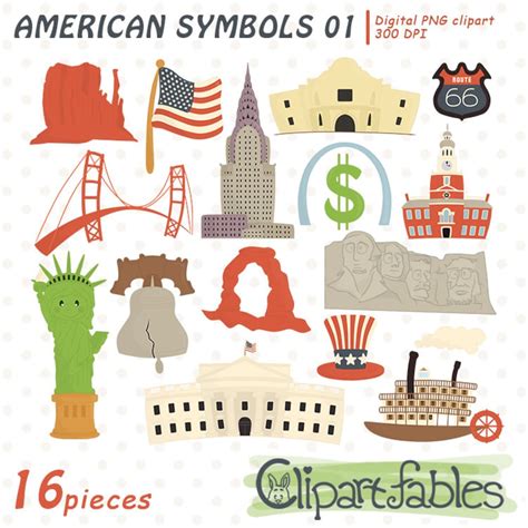 cute usa national symbols clipart travel clip art united states