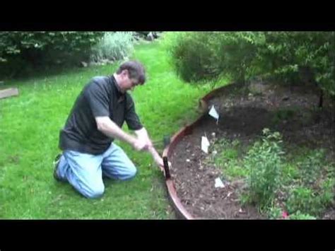 curved landscaping edging youtube