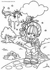 Coloring Pages Rainbow Brite Kids Cartoon 999 Printable Color Bright Fantastic Sheets Colouring Print Adult Character Memories Childhood Book Characters sketch template