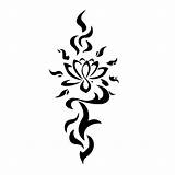 Tribal Lotus Flower Tattoo Tattoos Fire Designs Drawing Tatoo Meaning Flowers Some Tattootribes Person Incorporate Somehow Maybe Though So Butterfly sketch template