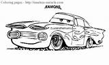 Cars Coloring Ramone Pages Timeless Miracle Disney sketch template