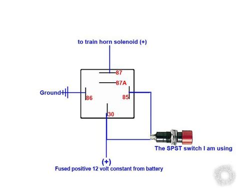 wiring diagram  air horns