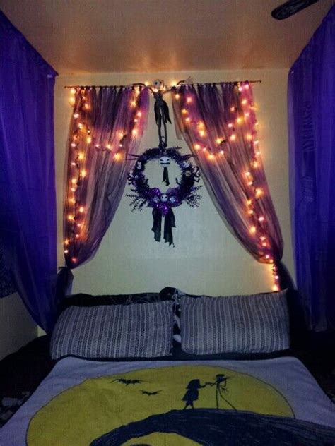 nightmare  christmas bedroom halloween room decor