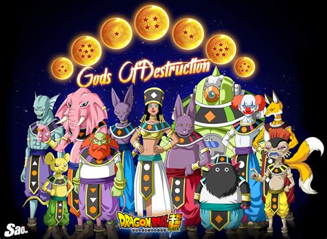 Gods Of Destruction Dbs By Saodvd Dragon Ball Z